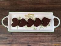 Печенье Шоколадное сердце рецепт с фото