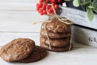 Шоколадное печенье с фундуком рецепт с фото