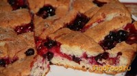 Пирог с ягодами рецепт с фото