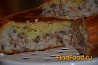 Пирог с консервированной рыбой рецепт с фото