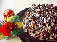 Торт  Пинчер кучерявый с вишней рецепт с фото
