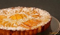 Персиковый тарт с посыпкой рецепт с фото