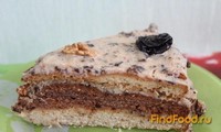 Торт с черносливом и грецкими орехами рецепт с фото