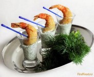 Хрустящие креветки в йогуртовом соусе рецепт с фото