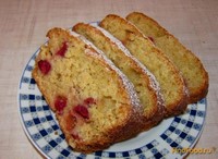Творожный кекс с вишнями рецепт с фото