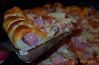 Пицца со вкусным ажурным краешком рецепт с фото