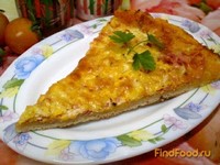 Пицца домашняя с двумя видами сыра рецепт с фото