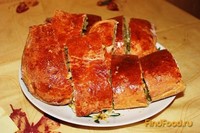 Пирог с капустой и зеленым горошком рецепт с фото