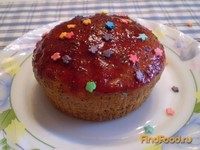 Маковые кексы с клубничной помадкой рецепт с фото