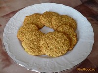 Постное овсяное печенье с апельсином рецепт с фото
