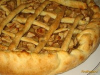 Яблочный слоеный пирог с корицей рецепт с фото