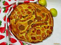 Пирог с яблочным повидлом рецепт с фото