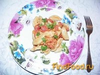 Домашние клецки с соусом из томатов рецепт с фото