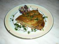 Рыбный пирог из сайры рецепт с фото
