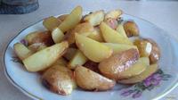 Молодой картофель жареный с чесноком рецепт с фото