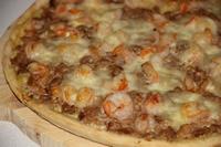 Пицца с тунцом и креветками рецепт с фото