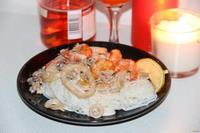 Рисовая лапша с морепродуктами рецепт с фото