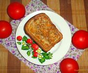 Хлеб фаршированный рисом и фаршем рецепт с фото