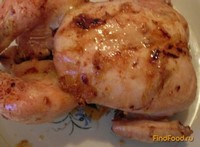 Курица запеченая с чесноком рецепт с фото