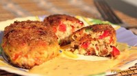 Котлеты куриные с болгарским перцем и сыром рецепт с фото