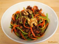 Красный рис с овощами рецепт с фото