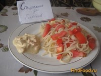 Спагетти по домашнему с соусом