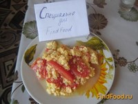 Сырно-творожный омлет с помидорами рецепт с фото