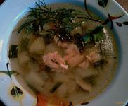 Рыбный суп из хребтов семги рецепт с фото
