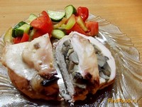 Куриный кармашек с грибами рецепт с фото