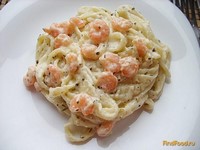 Спагетти с креветками в сливках рецепт с фото