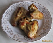 Куриные крылья с медом и горчицей рецепт с фото