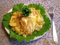 Картофель с яичной заливкой и сыром рецепт с фото