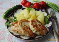 Куриные котлеты с сыром и зеленью рецепт с фото