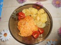 Горбуша под шубой в духовке с картофелем рецепт с фото
