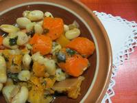 Овощное рагу с тыквой и фасолью рецепт с фото