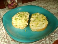 Горячие бутерброды с творогом и кресс-салатом рецепт с фото