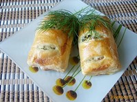 Пирожки с творогом и зеленью рецепт с фото