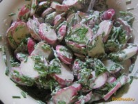 Салат из редиса рецепт с фото
