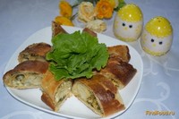 Багет с сыром и зеленью рецепт с фото