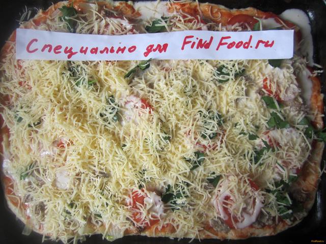 пицца с фаршем и домашним майонезом рецепт с фото 9-го шага 