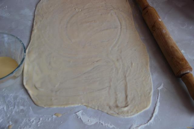 Слоеное тесто рецепт с фото 6-го шага 