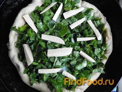 Пирог со щавелем петрушкой и зеленым луком рецепт с фото 14-го шага 
