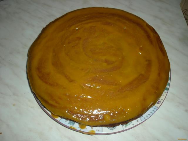 Постный бисквитный пирог рецепт с фото 11-го шага 