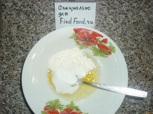 Творожный кекс с вишней и заварным кремом рецепт с фото 7-го шага 