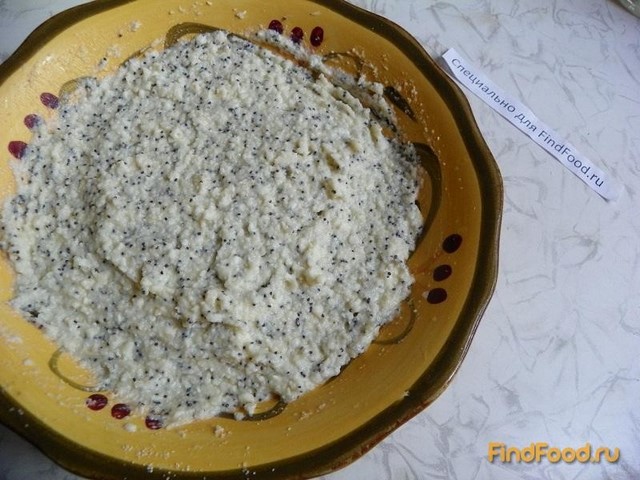 Тертый пирог с творогом и маком рецепт с фото 9-го шага 