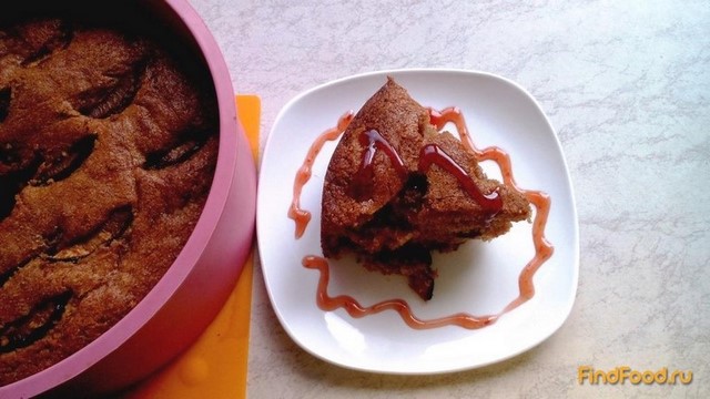 Сливовый пирог на кефире рецепт с фото 8-го шага 
