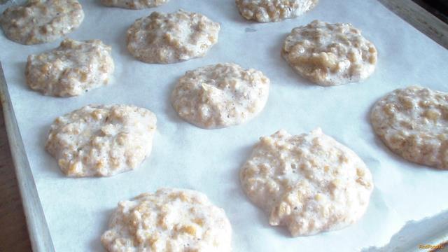 Овсяное печенье на растительном масле рецепт с фото 7-го шага 