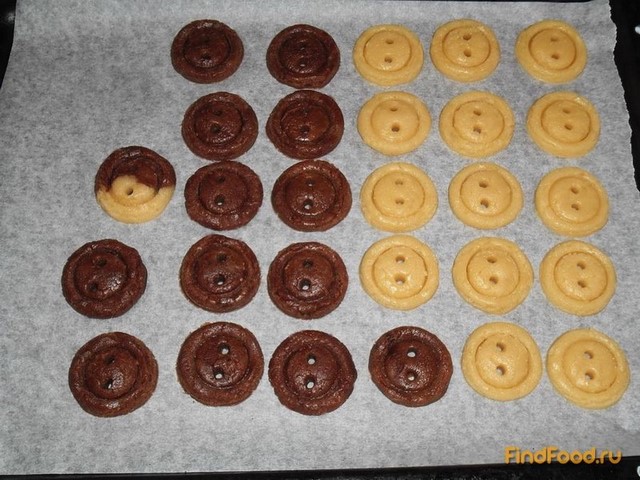 Печенье Сладкие пуговицы рецепт с фото 12-го шага 
