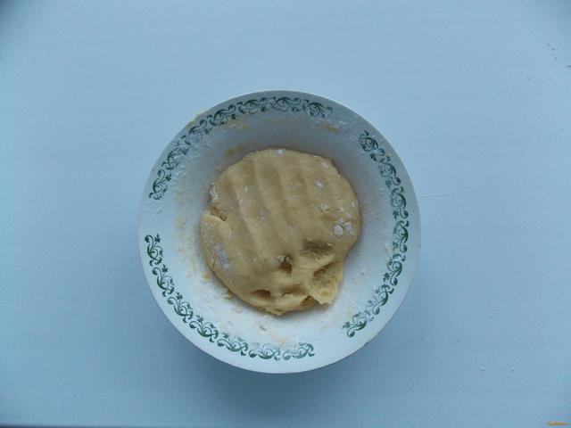 Творожно - ванильная ватрушка рецепт с фото 4-го шага 