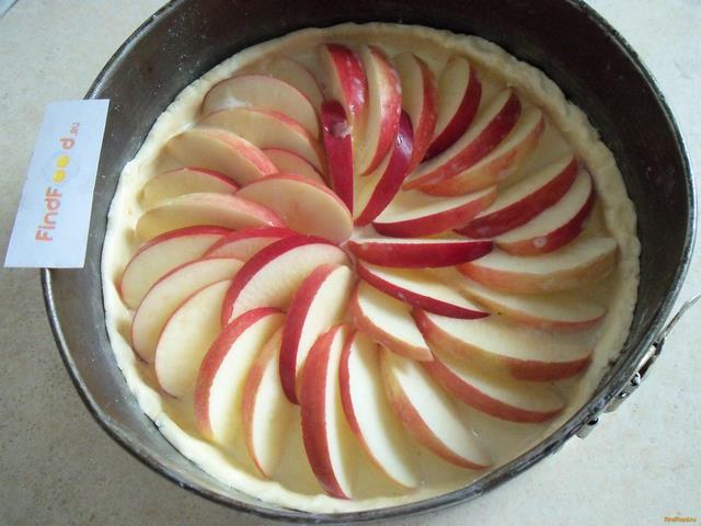 Яблочный пирог с орехами рецепт с фото 9-го шага 
